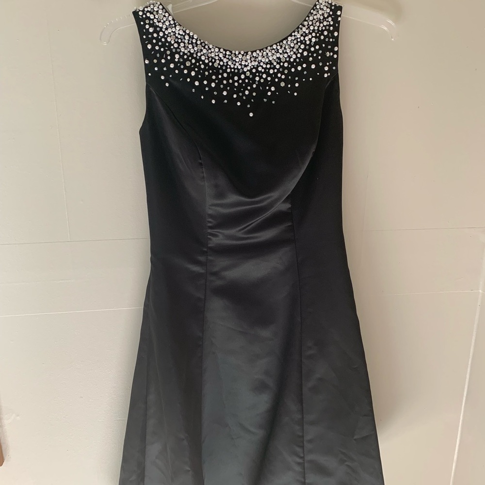 Black cocktail dress